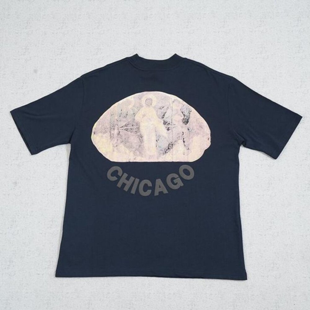 Cpfm Kanye Three Gods Oil Painting Short Sleeve T Shirt
